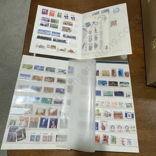 Two "Canada" Stamp Albums