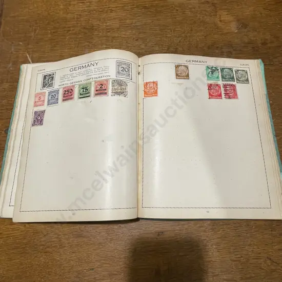 Stamp Album with Assorted Stamps