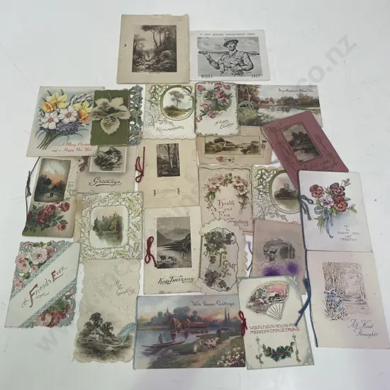 Assortment of Vintage Cards
