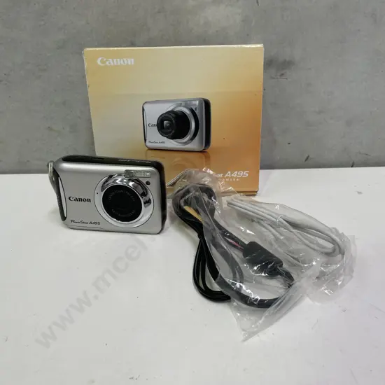 Boxed Canon PowerShot A495 Camera