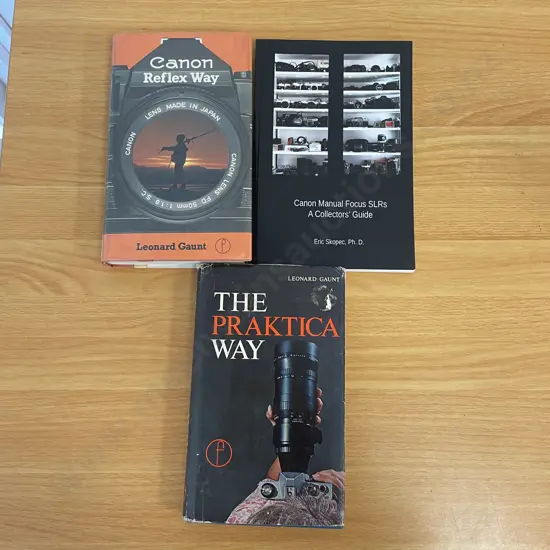 Camera Reference Books: The Praktica Way, Canon Manual Focus SLR's and Canon Reflex Way