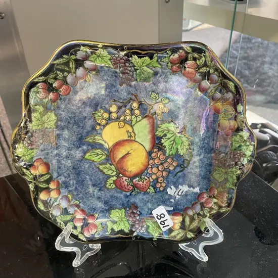 Grimwades Byzante Ware Lustre Fruit Cake Plate