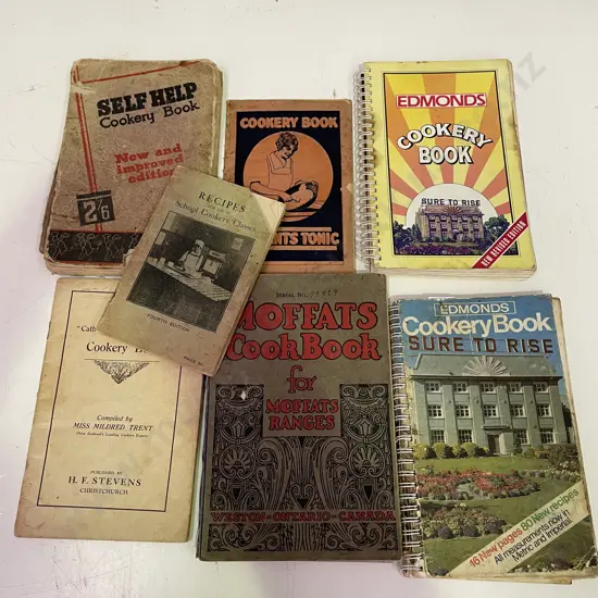 Assorted Vintage Recipe Books