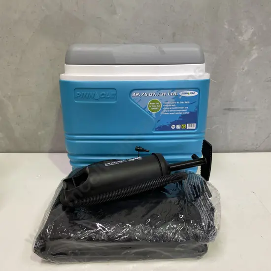 Pinnacle Chilli Bin with as New Air Mattress and Bestway Pump