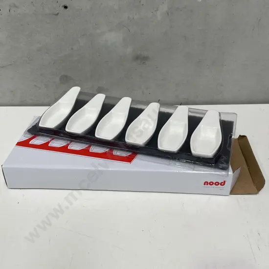 As New Boxed Nood Astia Serving Spoon Set