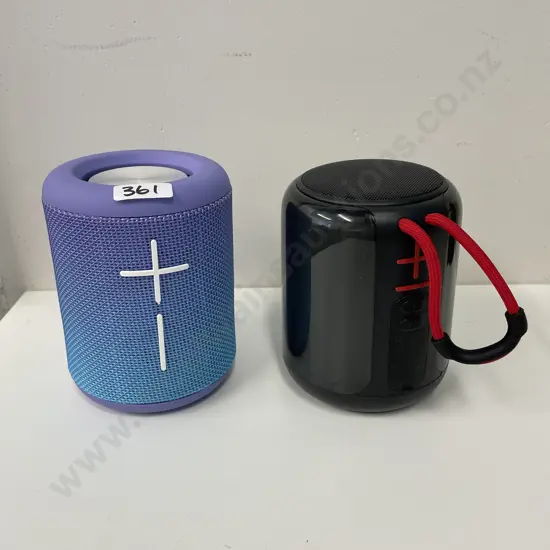 Two Anko Bluetooth Speakers