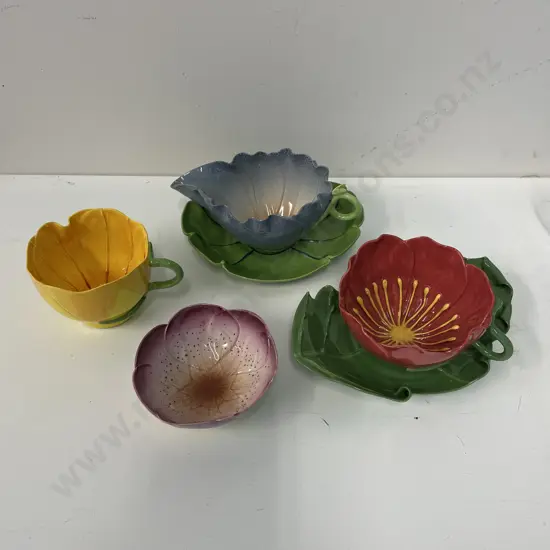 Assortment of Mustard Seed and Moonshine Teaware