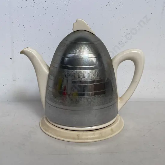 Vintage Art Deco Insulated Teapot