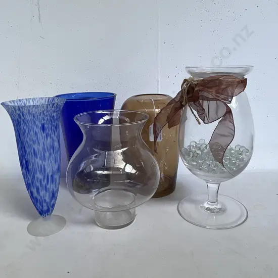 Assorted Glass Vases