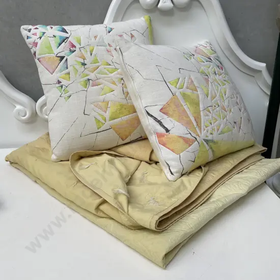 King Coverlet with Designer Scatter Cushions