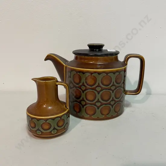 Hornsea Teapot and small jug