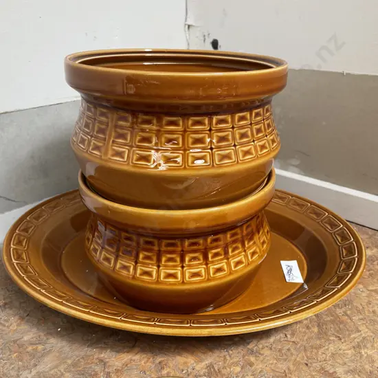 Wedgwood Adams "Castella" Serving Bowls x 2 and Serving Platter