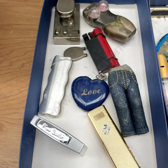 Assortment of Collectable Vintage Lighters