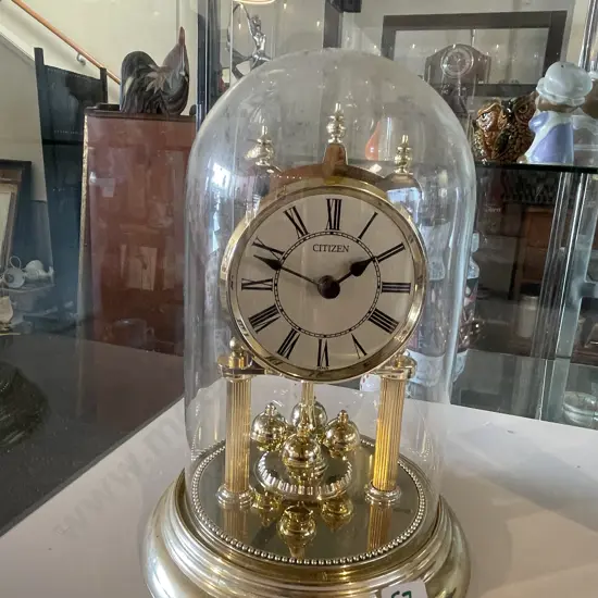 Citizen Glass Dome Clock H24cm
