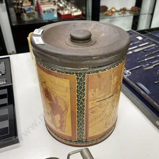 Vintage Large Minties "It's moments like these" Lidded Tin. H21cm