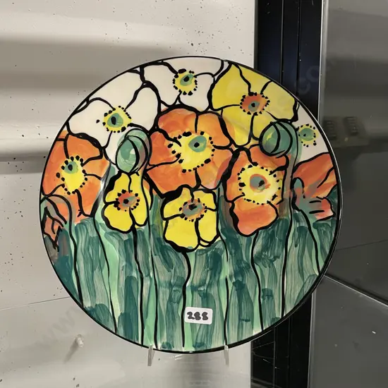 Stage Artware Handpainted Decorative Display Plate. Dia 28cm