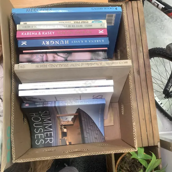 Large Selection of Hardcover Books etc, including Art, NZ BIrds, Architecture, Women KInd etc